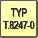 Piktogram - Typ: T.8247-0